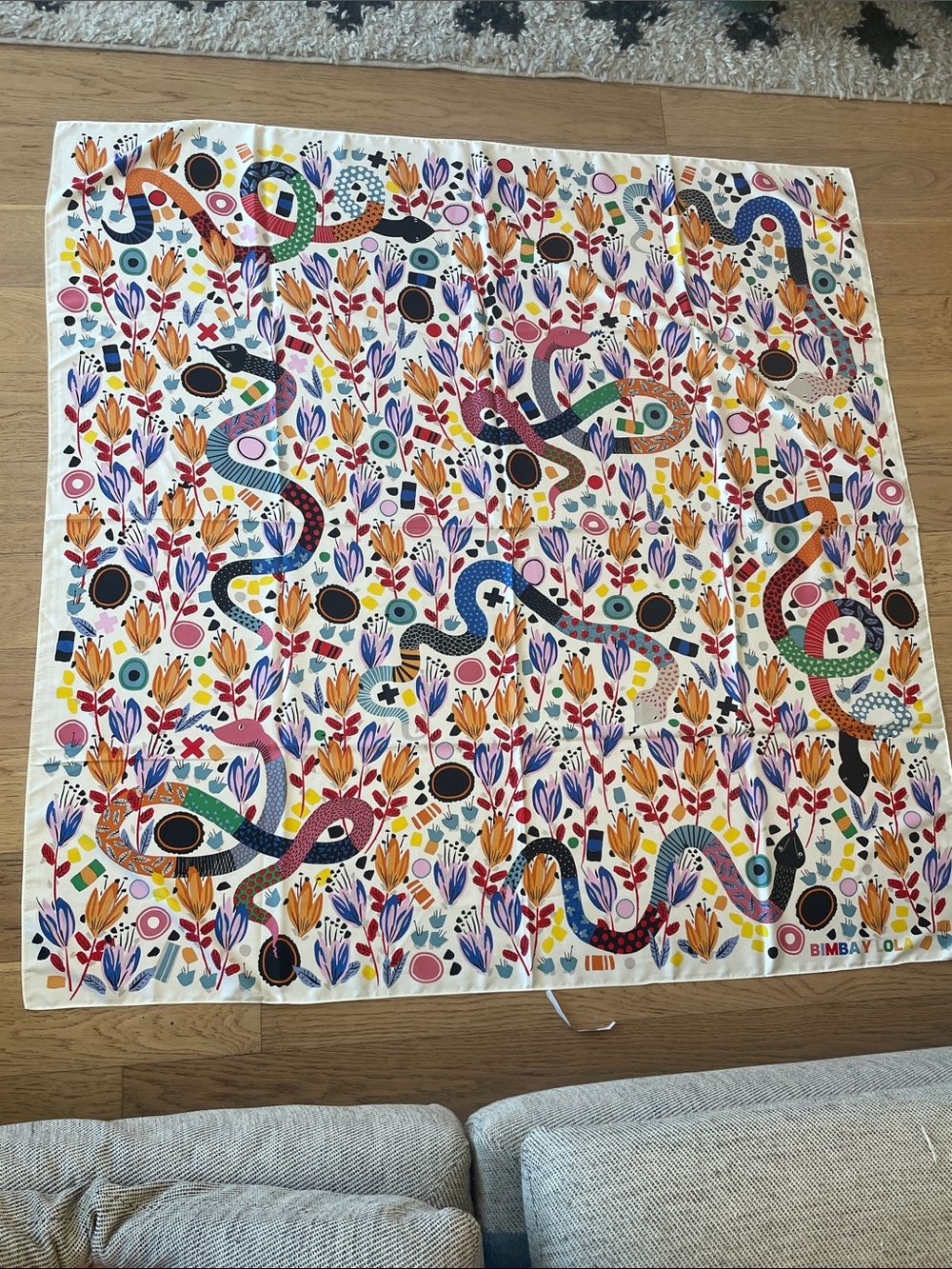 BIMBA Y LOLA scarf 90x90 cm